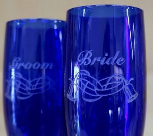 laser engrave glass