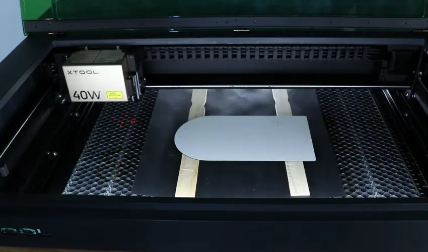 Prepare The Mirror For Laser Engraving With A Diode Laser Engraver