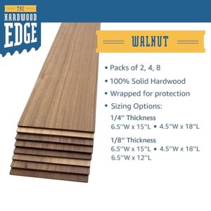 Walnut Hardwood Planks - Walnut Wood for laser engraving