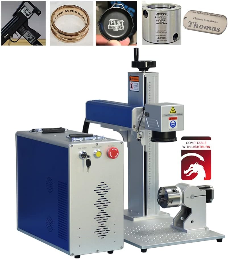 US Stock 50W JPT Fiber Laser Engraver Machine