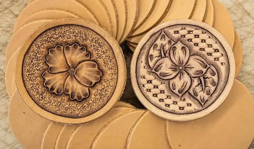 How To Laser Engrave Vegetable-Tanned Leather Coasters