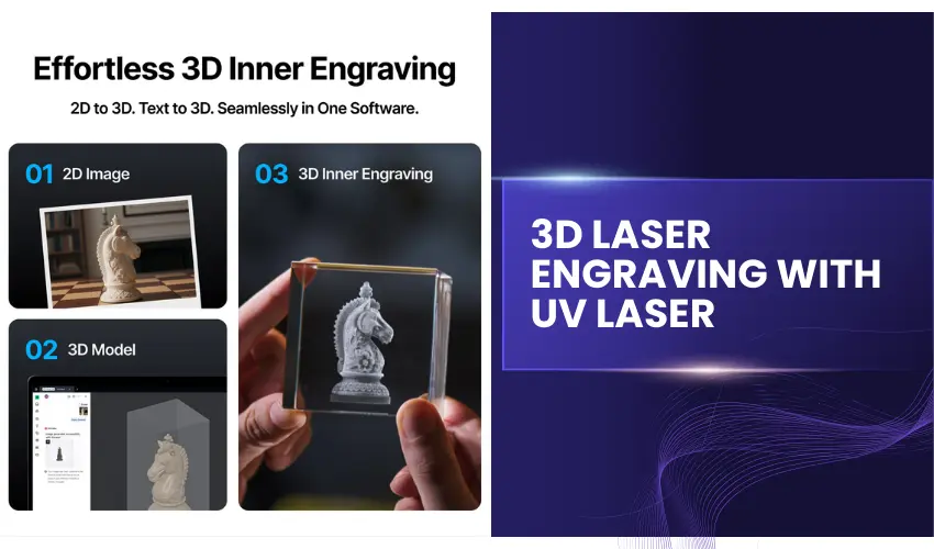 3D Laser Engraving With UV Laser