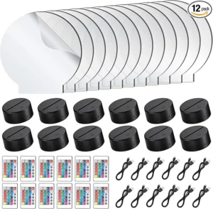 Acrylic LED Night Light Laser Engraving Blanks