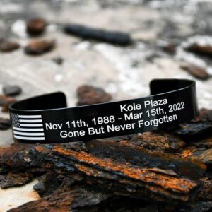 Anodized Aluminum Bracelet Laser Engraving Blanks