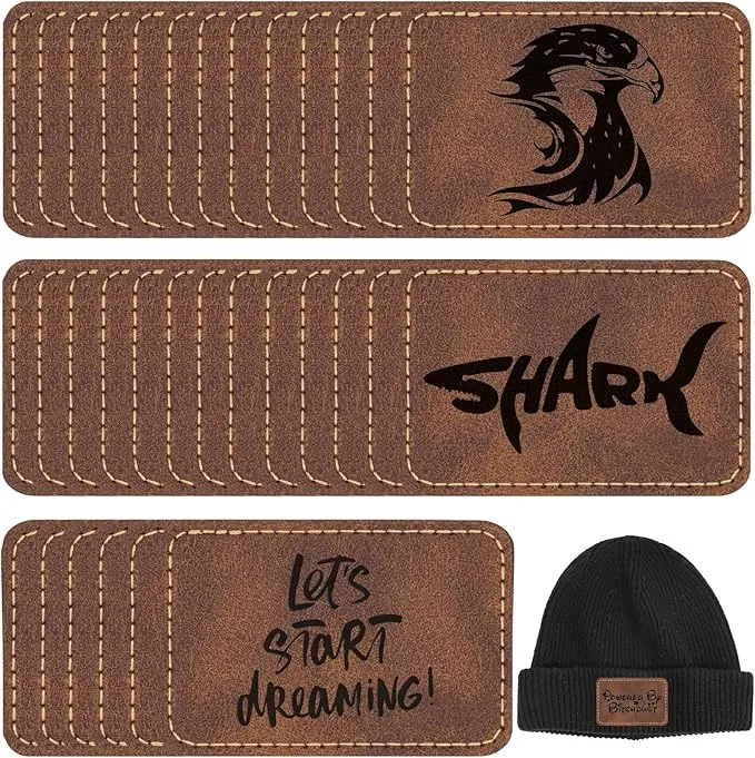 Leather Hat Patch Laser Engraving Blanks