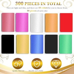 300 Pieces Anodized Aluminum Business Card Blanks