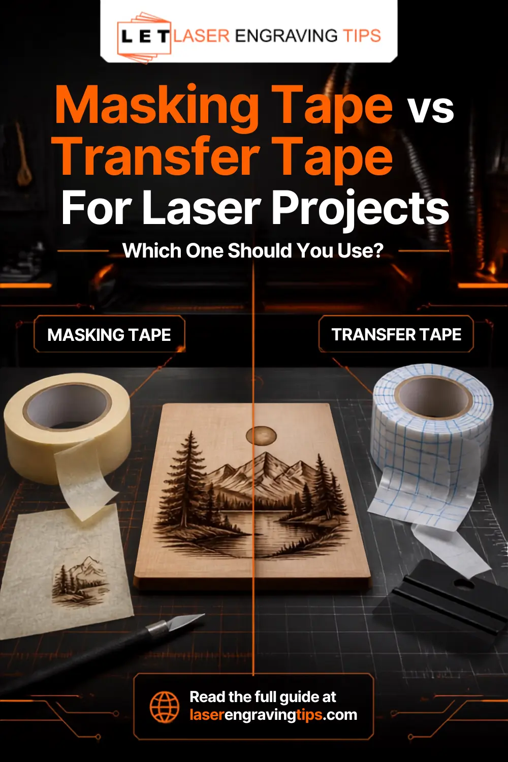 Masking Tape vs Transfer Tape For Laser Projects