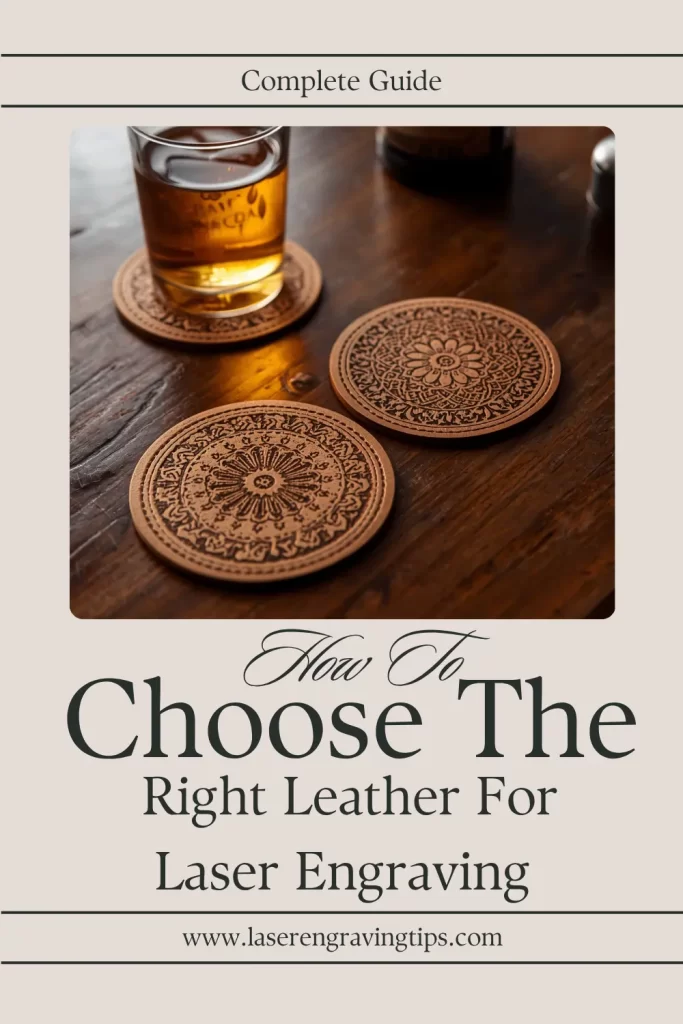 How to choose the right leather for laser engraving