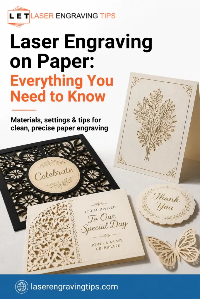 Laser Engraving On Paper
