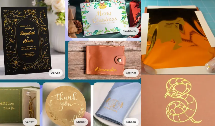 Foil Transfer Paper for xTool M1 Ultra Hot Foil Pen