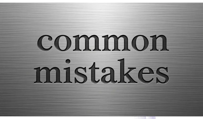 Common Mistakes
