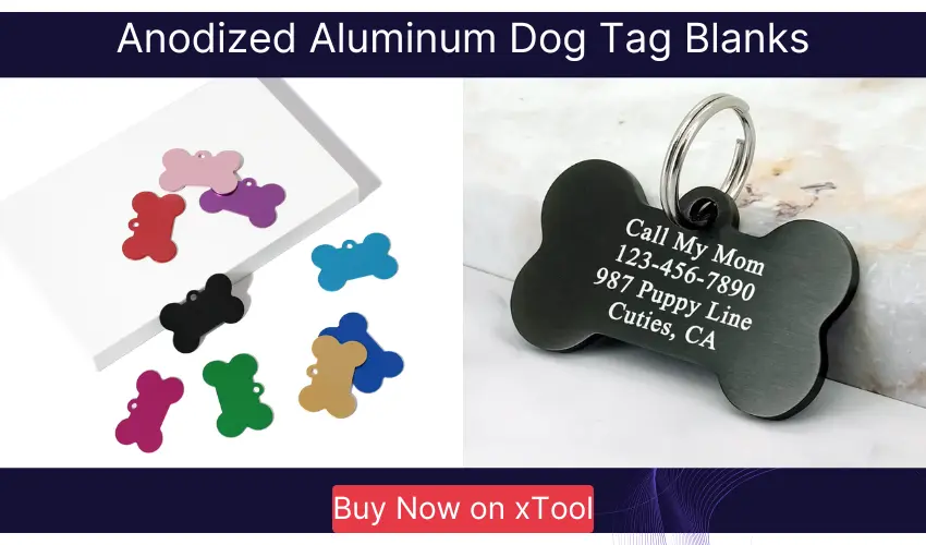 Anodized Aluminum Dog Tag Blanks