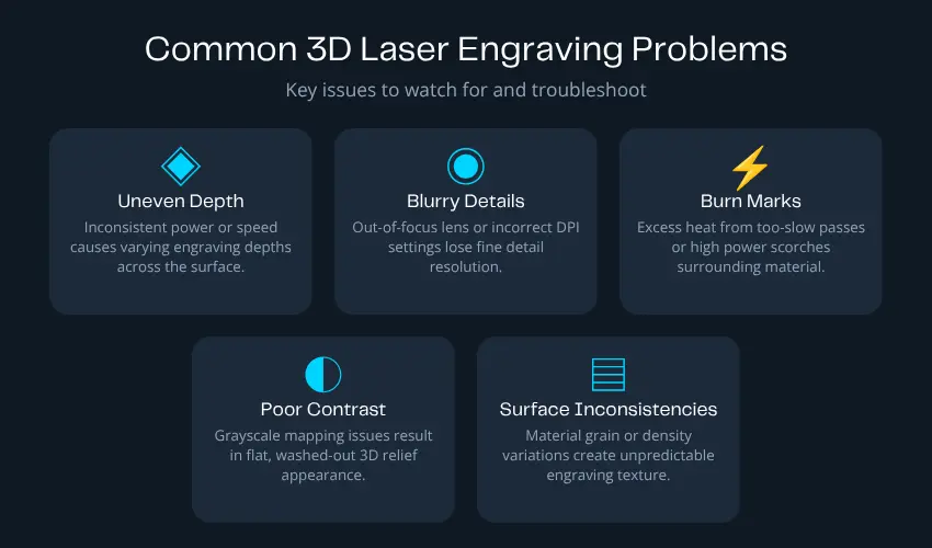 Common 3D Laser Engraving Problems