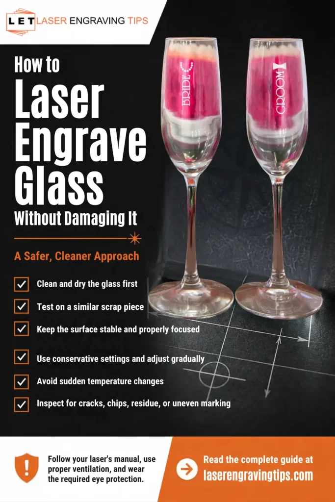 How to Laser Engrave Glass without damaging it