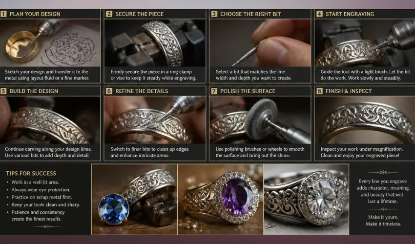 Engrave Jewelry Using a Rotary Tool