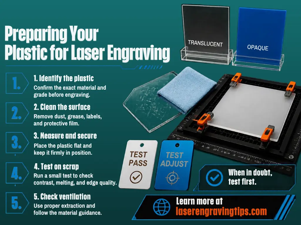 Preparing Your Plastic for Laser Engraving