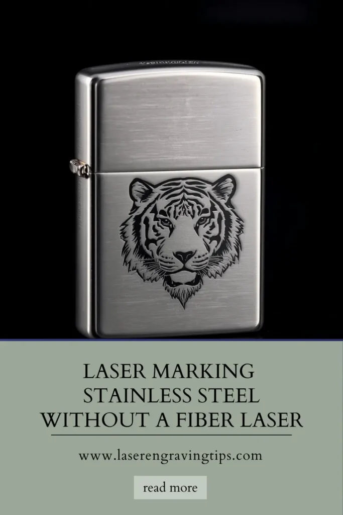 Laser Marking Stainless Steel Without a Fiber Laser