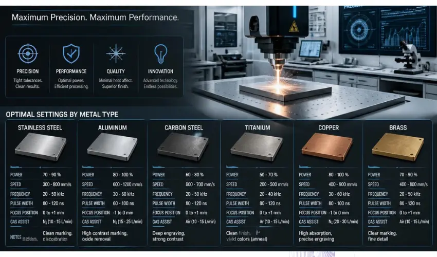 Best Laser Settings For Metal