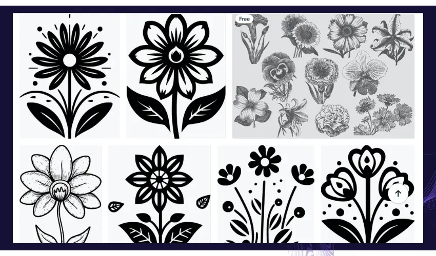 Floral Designs SVG Files For Laser Engraving