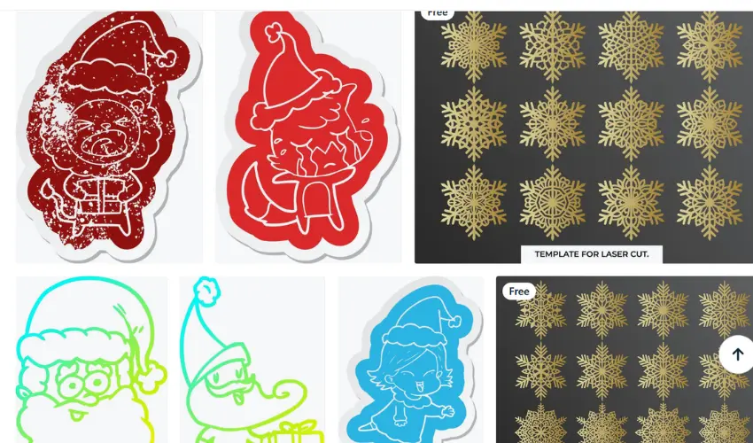 Seasonal Design SVG Files For Laser Engraving