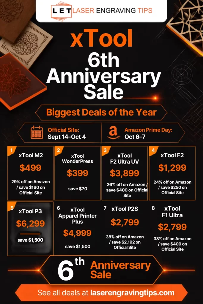 xTool 6th Anniversary Sale